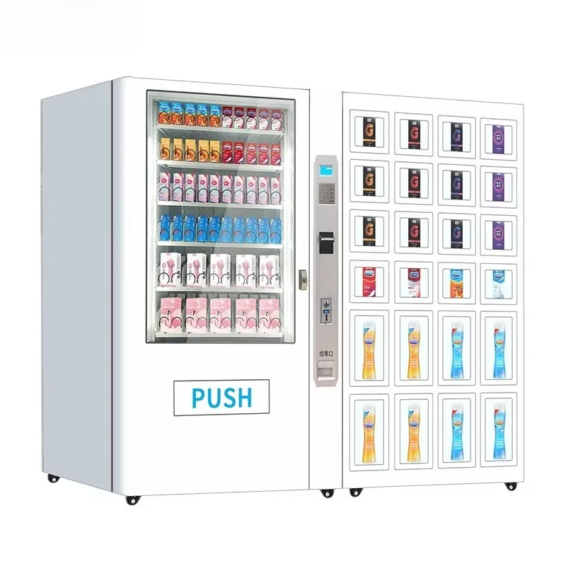 Custom Wholesale Vending Machine Adult Vending Machine Supplier Lattice Cabinet Combination Vending Machine