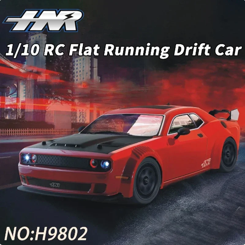 

HNR H9802 1/10 RC Drift Car Electric Flat Sports Car Racing 4WD Simulation American Muscle RTR with Light Group Adult RC Car