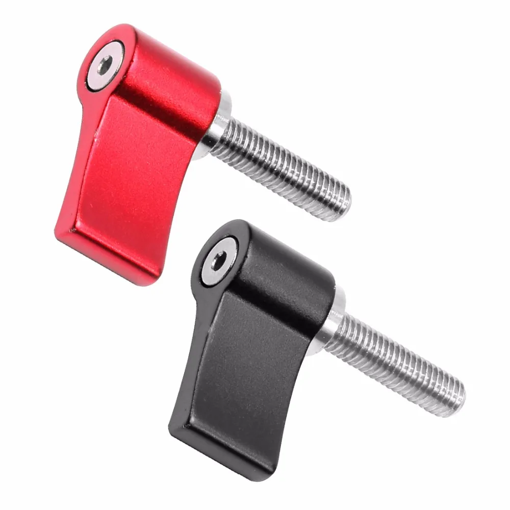 BGNing CNC M4 M5 M6 * 12mm 17mm 20mm Einstellbare Hand Schraube Enge Schloss Schrauben für DSLR Kamera 15mm Schiene Stange Folgen Fokus Teile – Detail 21