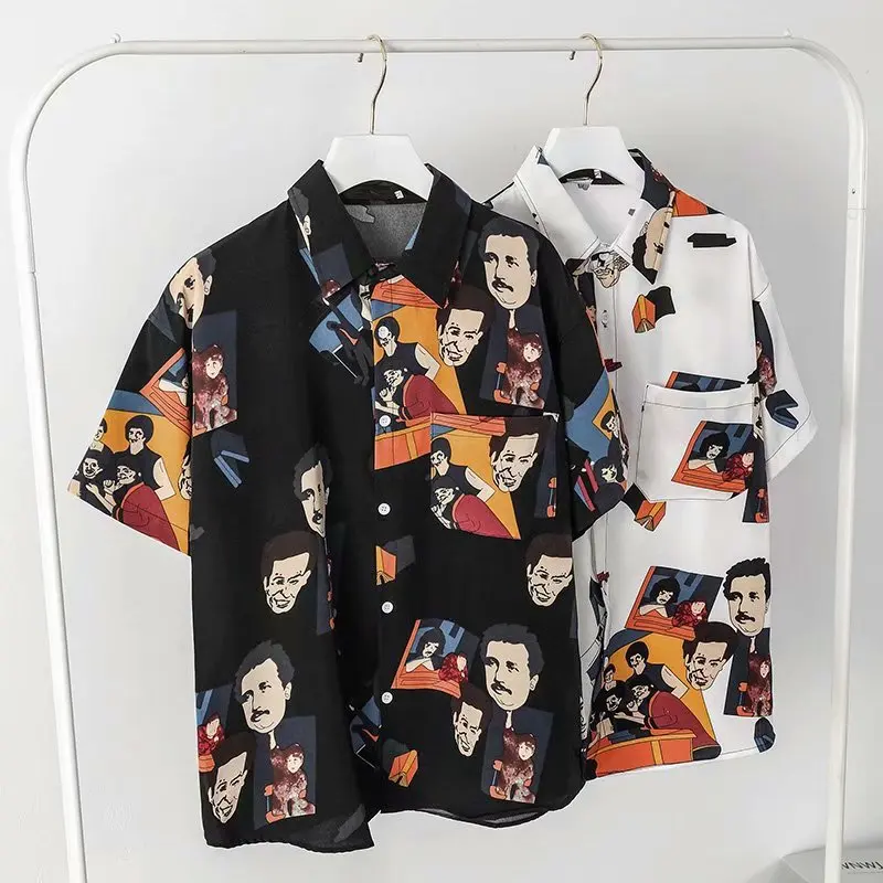 

Ins Sle ort Sve irt Casual Trendy Student irt for Men And Women Summer Ultra ular CEC Leisure Faion Couple Ho...