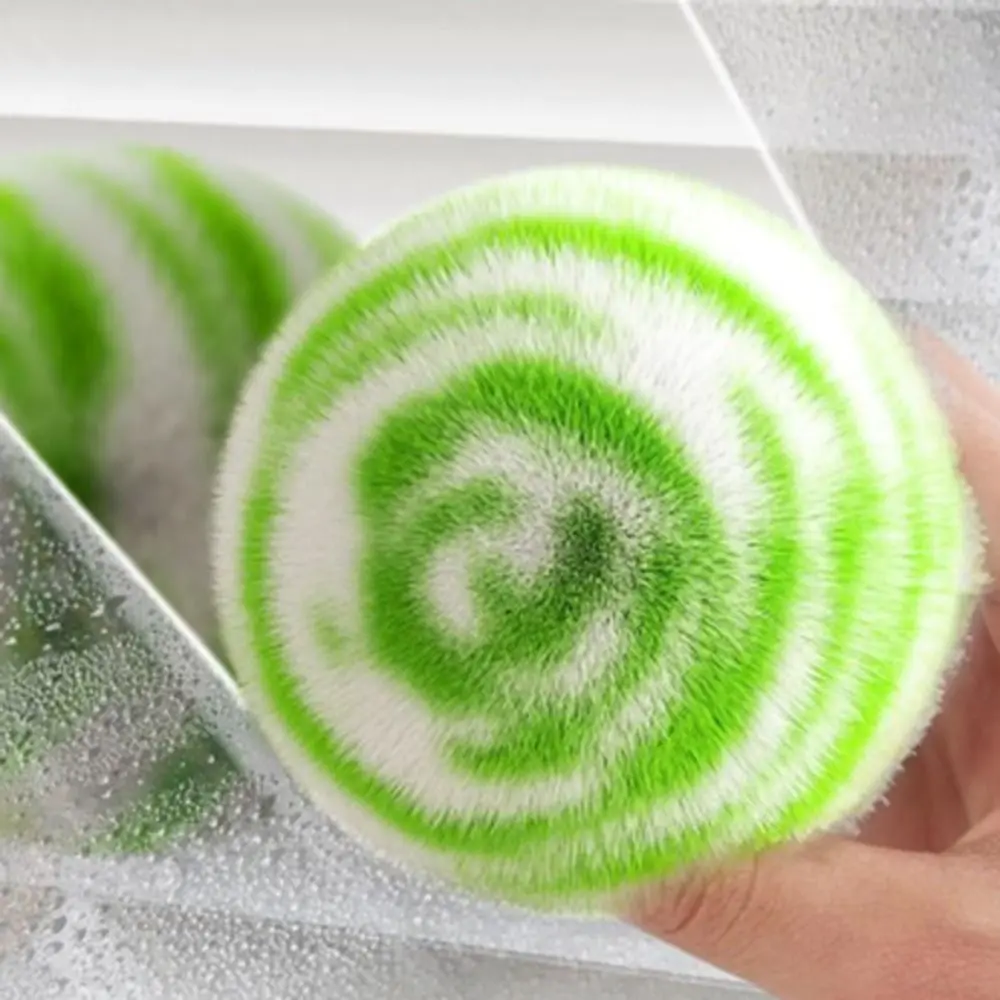 Creative Soft Desktop Cleaning Ball No Shedding Cleaning Tool Bathroom Sink Brush Bathtub Washbasin Cleaning Ball for Home