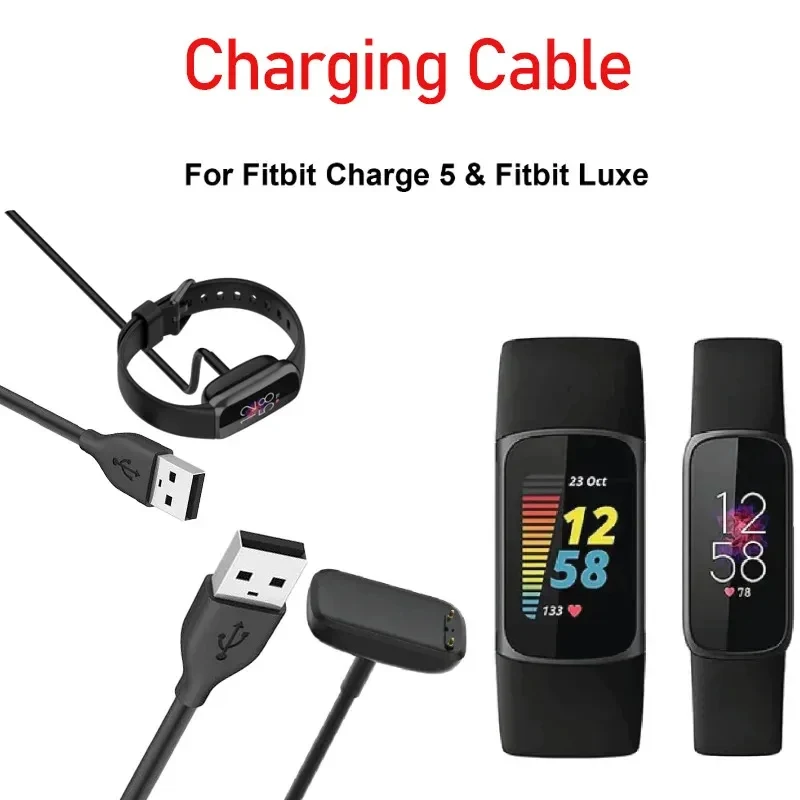 

For Fitbit Charge 6/ Fitbit Charge 5 Magnetic Charging Cable For Fitbit Luxe Portable Charging Dock Adapter Accessories