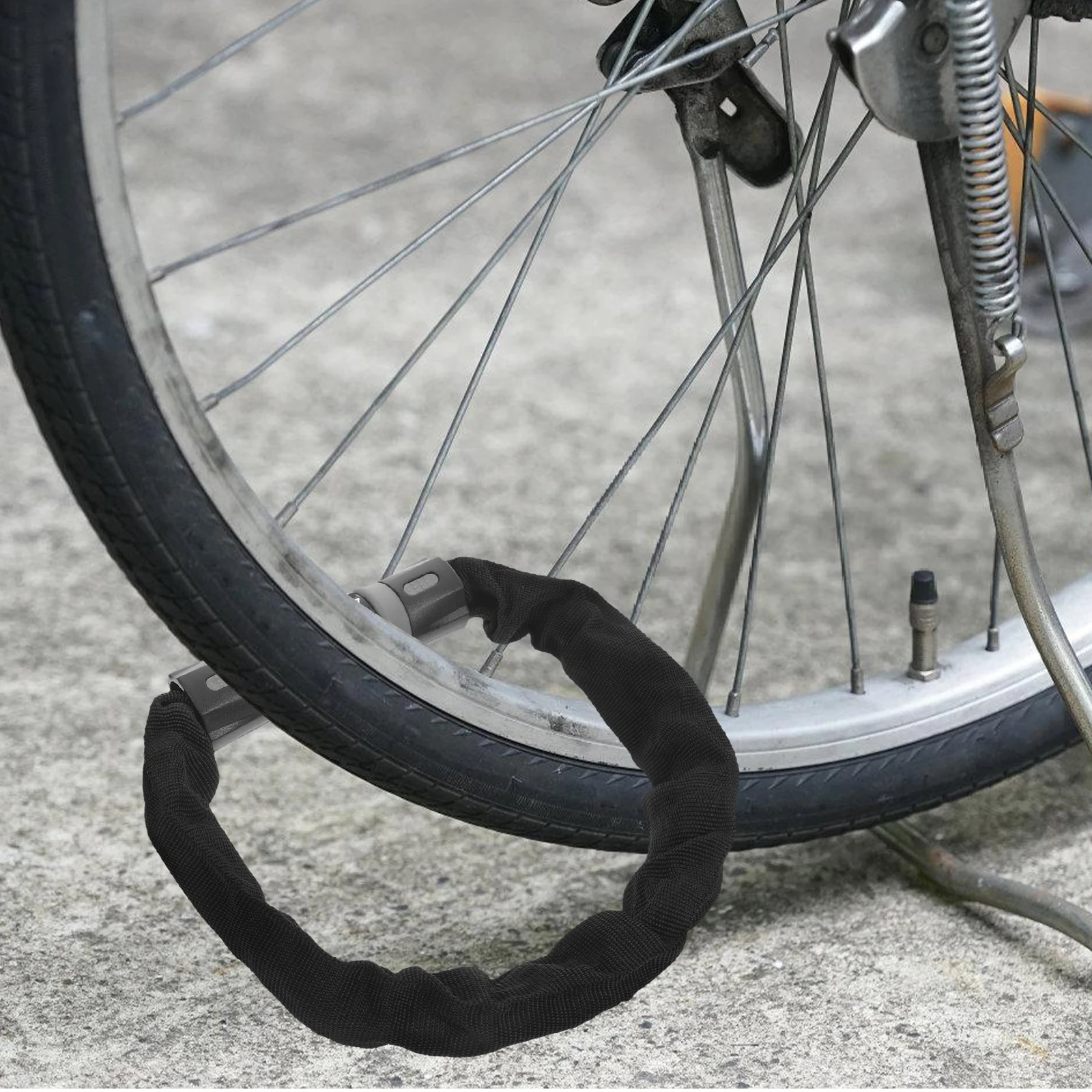 

Multi-Function Chain Password Security Bicycle Motorcycle Sturdy Aluminum Alloy Anti-Theft Cable Lock Waterproof Portable