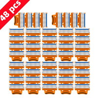5-layer shaver blades, men's shaver replacement blades, safety shavers, skin protection, reusable blades