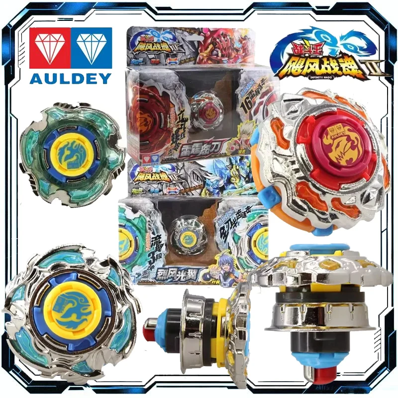 

Оригинальная фигурка Auldey Hurricane Spirit of War с двойным гироскопом, серия Initial, игрушки-фигурки для мальчиков и девочек, подарок для детей, коллекционная вещь