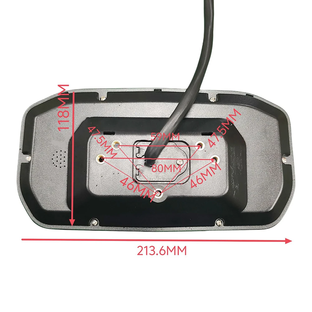 48V/60V/72V LCD Display Meter Control Panel For E-Bike Motor Digital Instrument Panel For Tricycles Electric Scooter Motor Parts