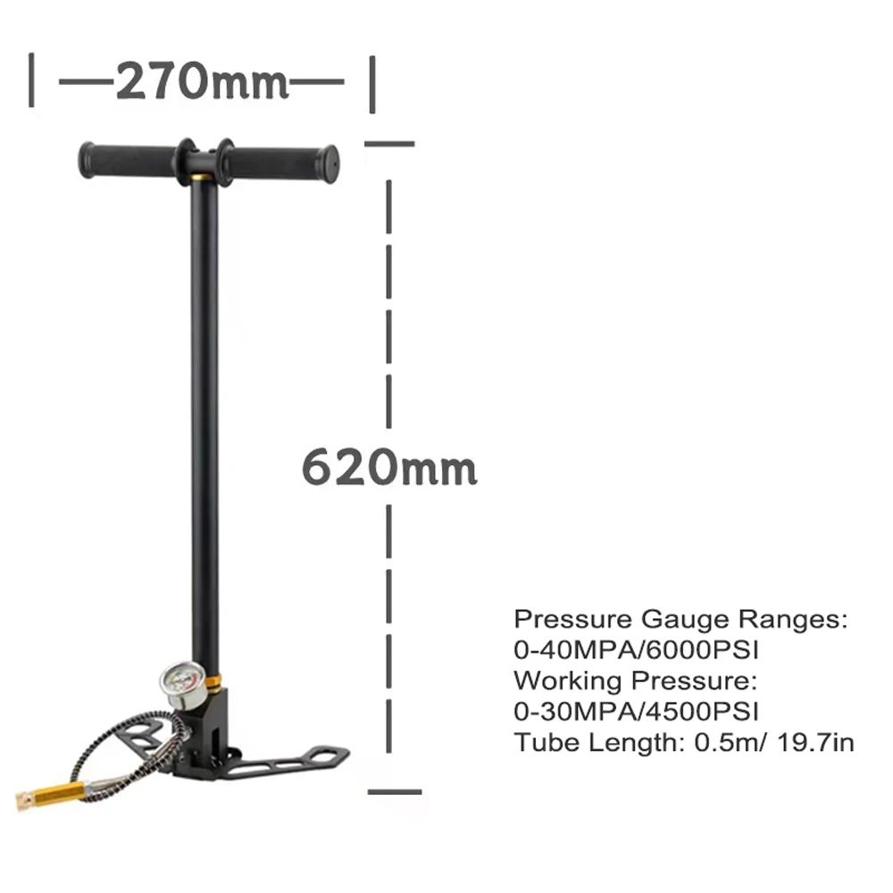 고압 펌프 접이식 수냉식 수동 펌프 PCP 공기 압축기 40MPA 오일-물 분리기 포함 고압 가스 실린더용