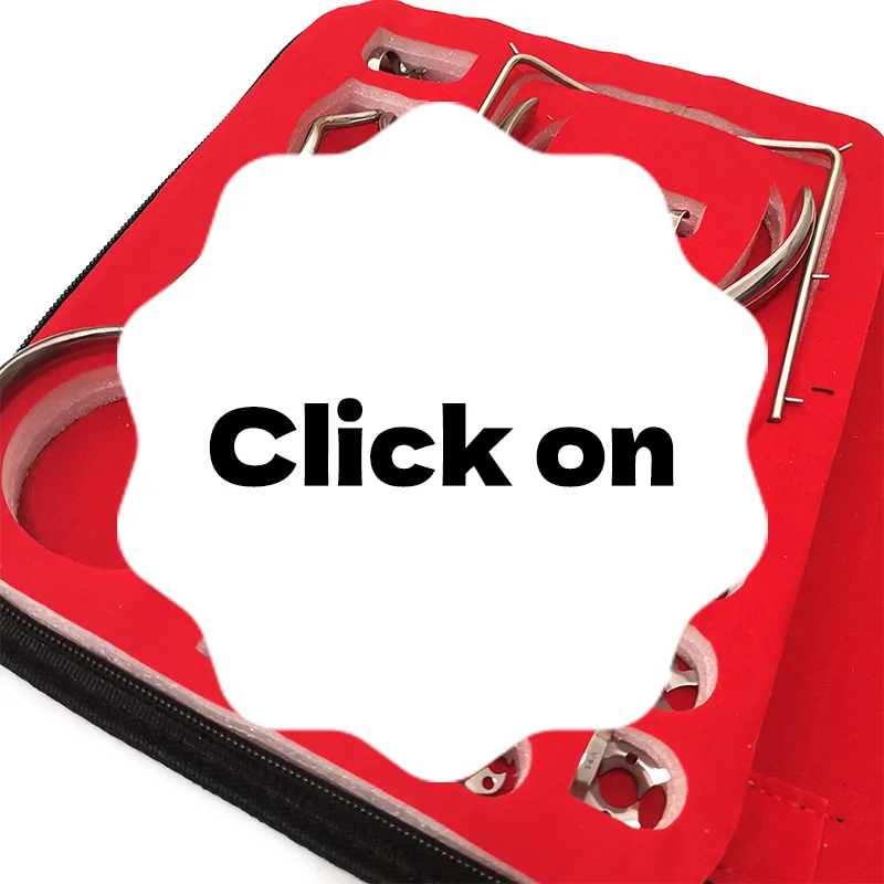 

12 шт. комплексный набор дырокол для плор, фиксатор для лица, перфоратор для стоматолога, перфоратор, плоскогубцы, стоматологический инструмент