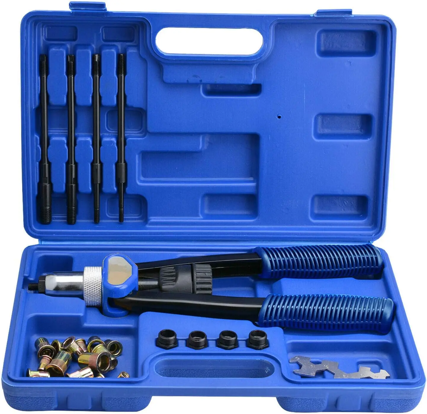 DayPlus-Juego de Alicates para tuercas de remache, juego de Alicates para tuercas de remache de rosca, 150 tuercas de remache en M5, M8, M10, M12,