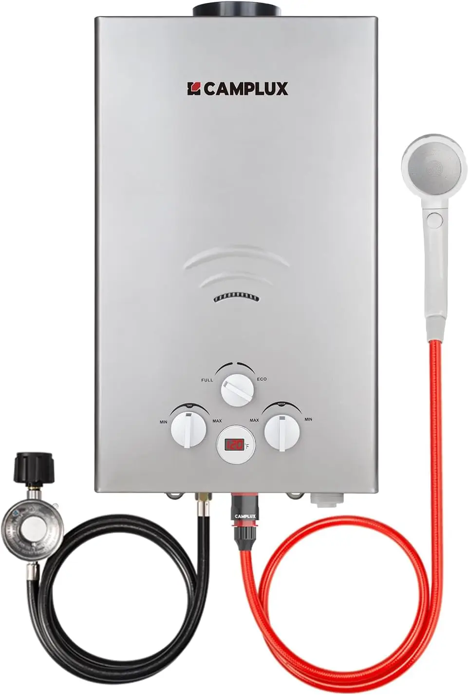 

Tankless Water Heater Propane, 2.64GPM Portable Water Heater for Off Grid, Camping, Outdoor Shower, 68,000 BTU Portable