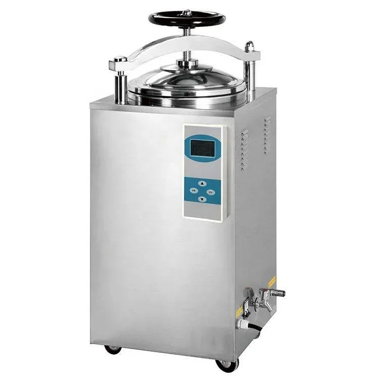 

Laboratory 50L 75L 100L Laptop Vertical Autoclave High Pressure Steam Sterilizer With Dry Function