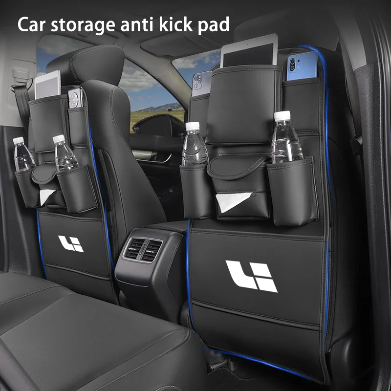 

Car Seat Back Storage Bag All in one Car Backseat Organizer Hanging Bag Anti Kick Pad for LEADING IDEAL L6 L7 L8 L9 Li ONE MEG