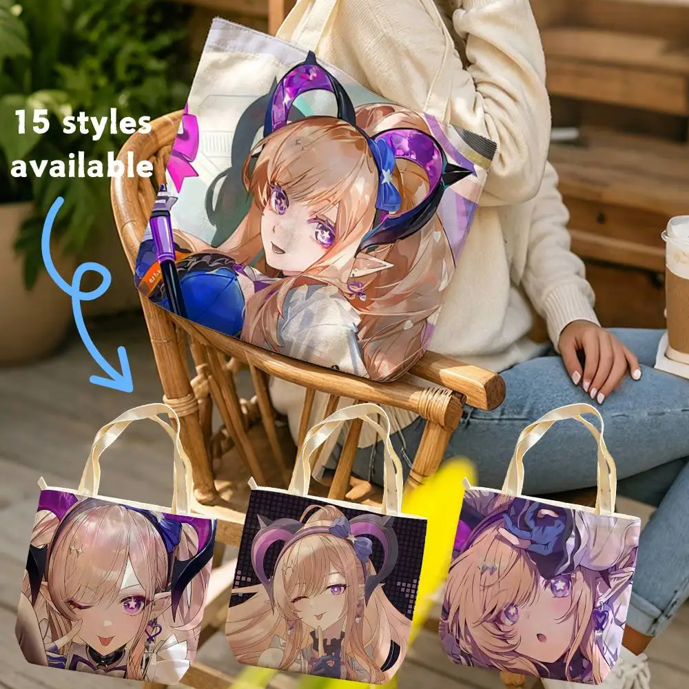 Ice Idol Liino Game Arknights Waterproof Lined Canvas bags suitable for going to class, shopping, gifts, and commuting