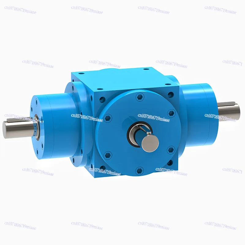 90 Degree Steering Gear Cross Right Angle Small Gear Reducer Spiral Bevel Tooth Corner Cross Commutator