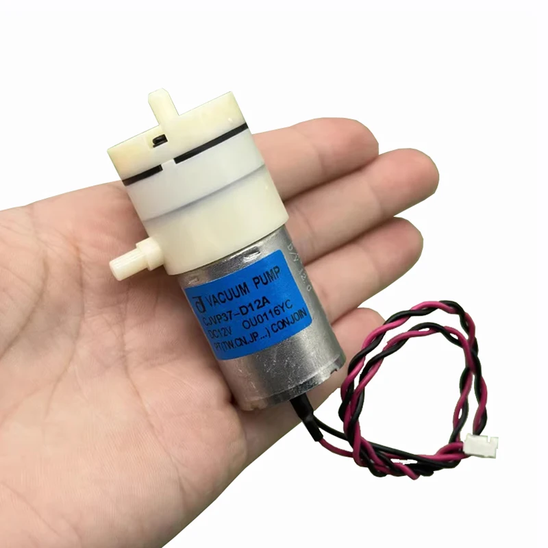 

CONJOIN CJVP37-D12A Mini 370 Vacuum Pump DC 12V Micro 27mm Diaphragm Pump Negative Pressure Suction Pump DIY Breast Machine