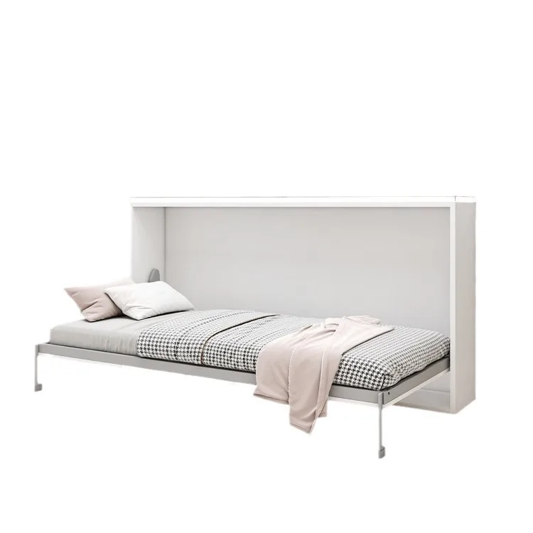 

Invisible wall bed, wardrobe integrated, study folding bed, side flip