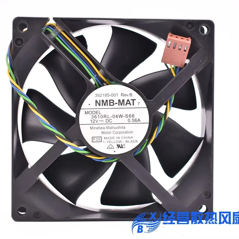 

for NMB 3610RL-04W-S66 92*92*25mm 9 cm 12V 0.56A 4 wire temperature control cabinet cooling fan