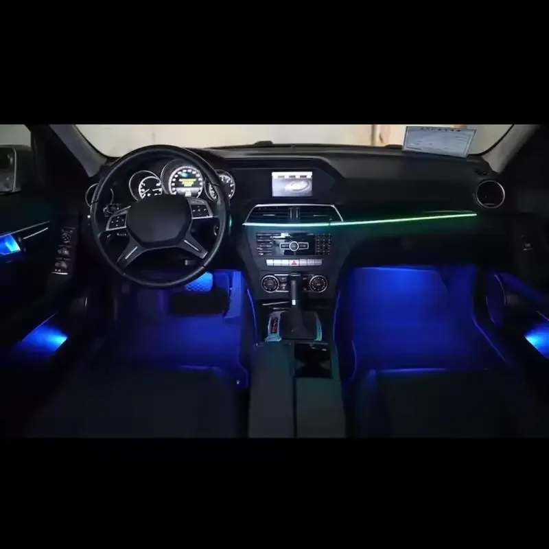 Replacement Led Ambient Light Dynamic Shodow 18 in 1 Interior Decorative Lamp for Mercedes Benz C Class W204 2010-2014!