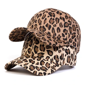 Unisex Leopard -Druck Baseballkappen Verstellbare Freizeithüte, Sonnenschutzhut, Outdoor, Frühling, Herbst Hauptverkauf Leopard Original Leopard - №3