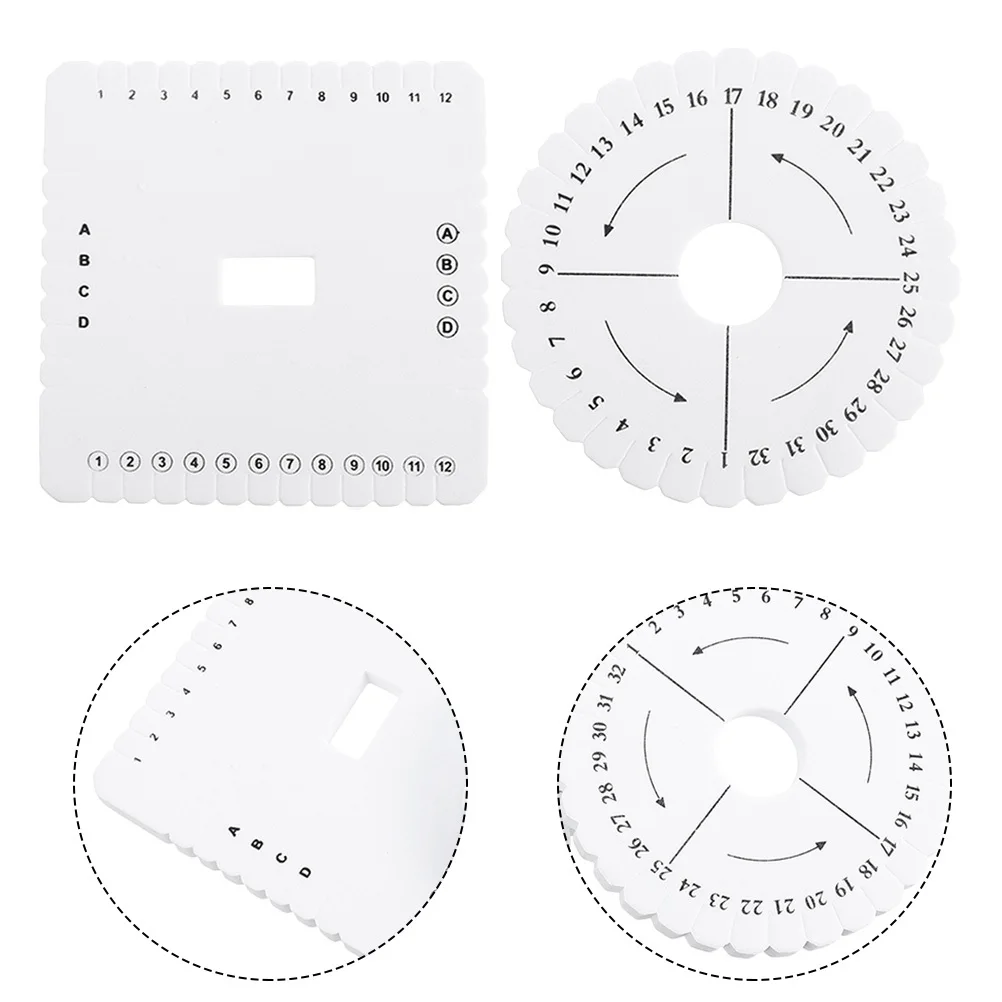 

4 шт. профессиональное устройство для плетения веревок, прочные легкие доски для плетения для DIY браслета ручной работы, принадлежности для рукоделия