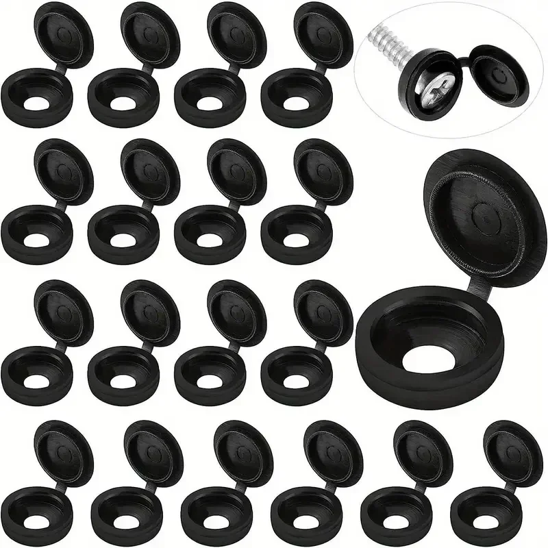 10/100 Stück Schraube dekorative Abdeckung Kreuzschraube Nagelkappe Klappschnalle für Auto Möbel dekorative Muttern Abdeckung Schrauben Hardware