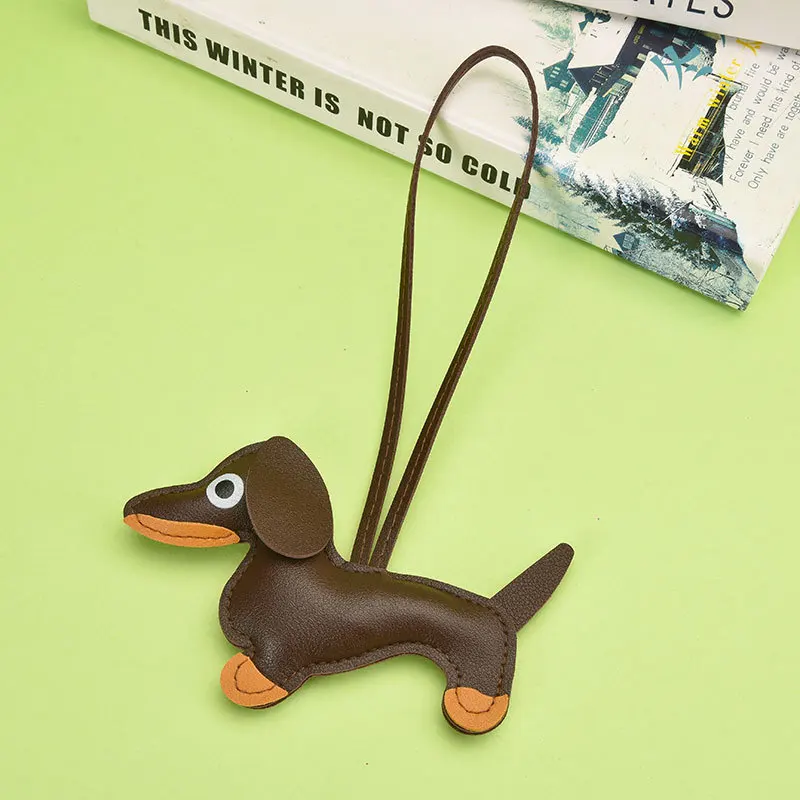 الجلود الألماني الكلب طوق قلادة المفاتيح سيارة حلقة رئيسية حقيبة ملحق الحيوانات الأليفة تحت عنوان هدية العنصر