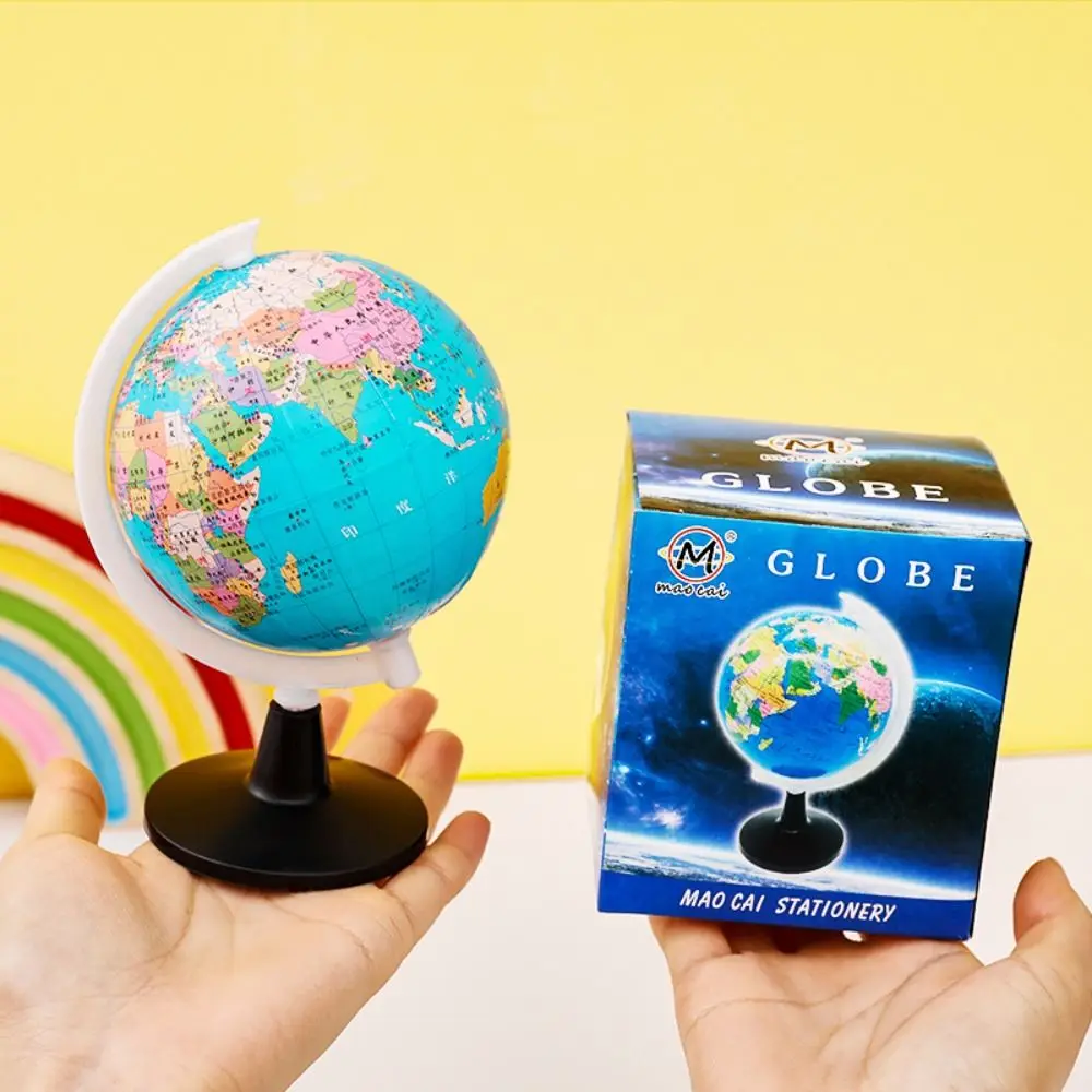 Globe du monde avec support, carte de géographie dos jouet pour enfants, globe avec attro d'ulus ents, pays