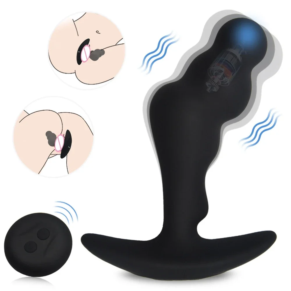 

Prostate Massager Anal Vibration Butt Plug G-Spot Stimulation Anal Plug Orgasm Wireless Control Adult Sex Toy for Men and Women