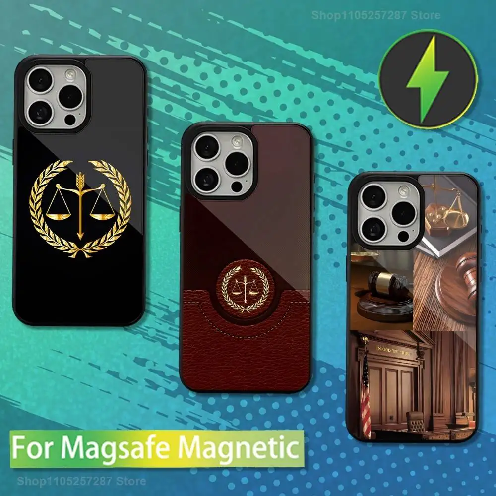 

Law Justice Lawyer Judge For iPhone 15,Mini,13,Max,11,16,17,14,Plus,12,Pro,For Magsafe,Magnetic Wireless Charging Case