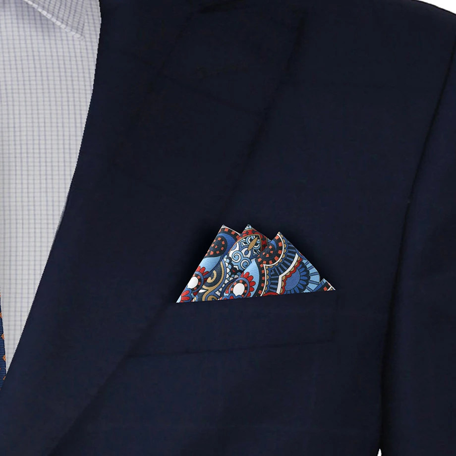 Tailor Smith męskie kieszonkowe kwadraty nadruk w stylu vintage w kratkę Paisley garnitur chusteczki luksusowe męskie akcesoria do nosa na prezent