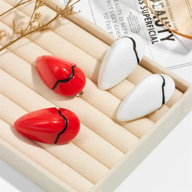 1 paio Asuka Langley Soryu Fermagli per capelli rossi Ayanami Rei Copricapi Anime giapponese EVA Cosplay Forcine in resina Copricapi Puntelli Regalo