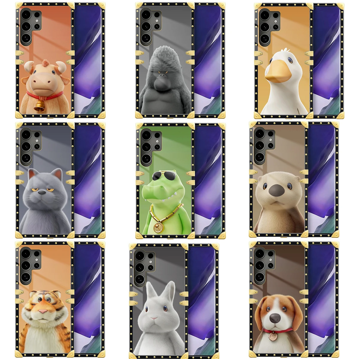 

Cute little Animal new phone case for Samsung Galaxy S20 FE S21 Plus S22 S23+ S24 S25 Ultra full coverage drop protection.