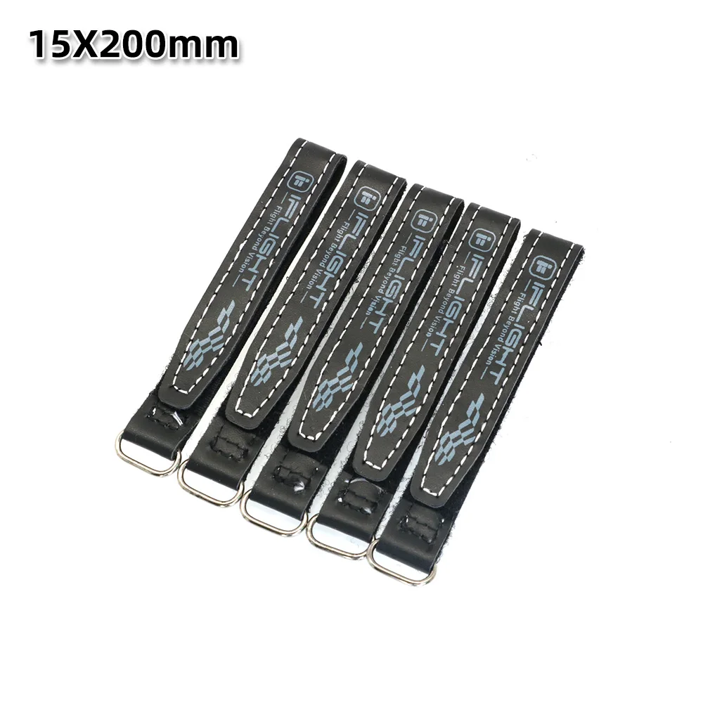 5 Stück IFlight 20mm 15mm Breite 500mm 400mm 300mm 250mm 200mm Länge Mikrofaser-Akku-Gurt Rutschfester Gürtel für FPV