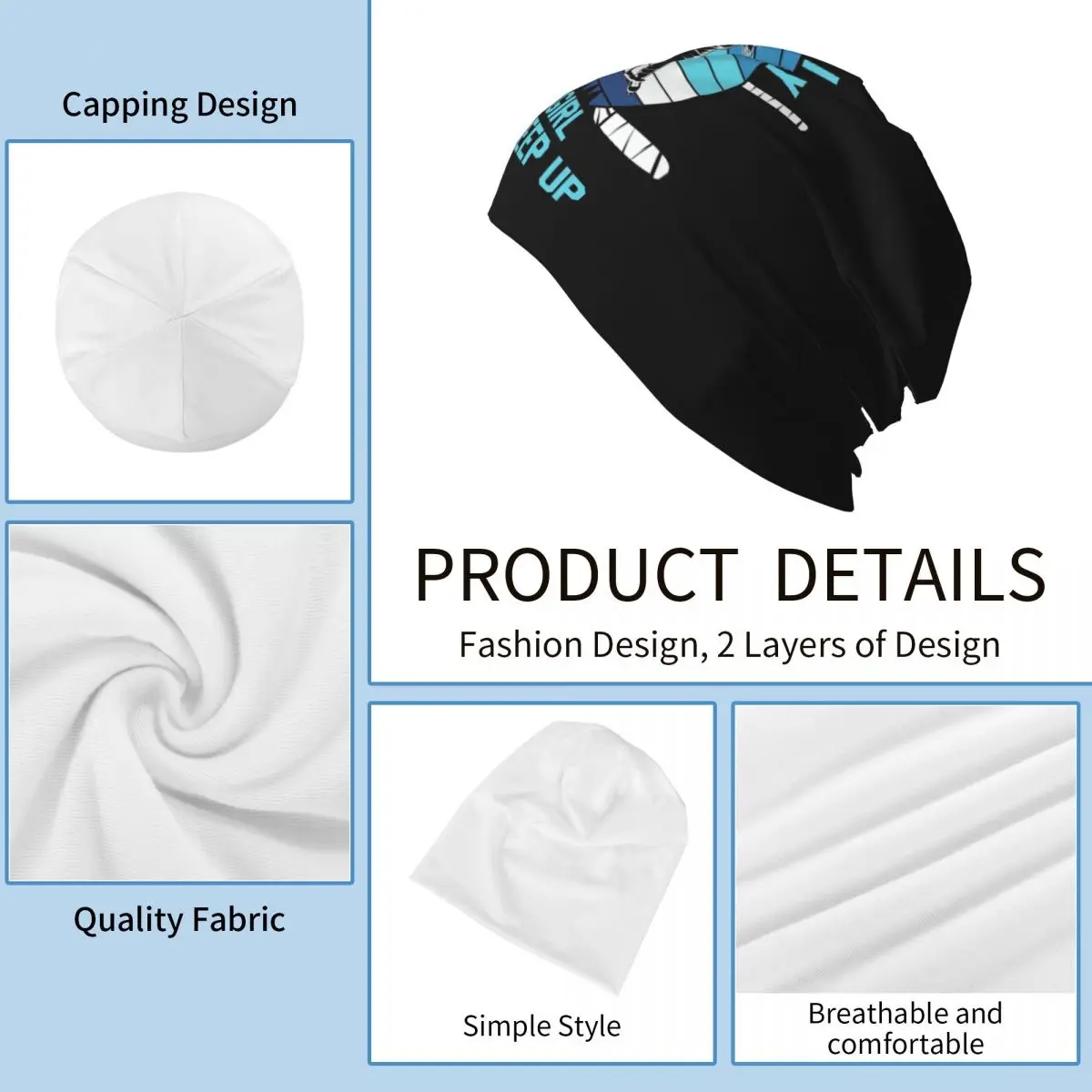 أعلم أنني ألعب مثل فتاة حاول حفظ الهوكي الدافئة محبوك قبعة موضة بونيه قبعة الخريف قبعة صغيرة للرجال النساء الكبار