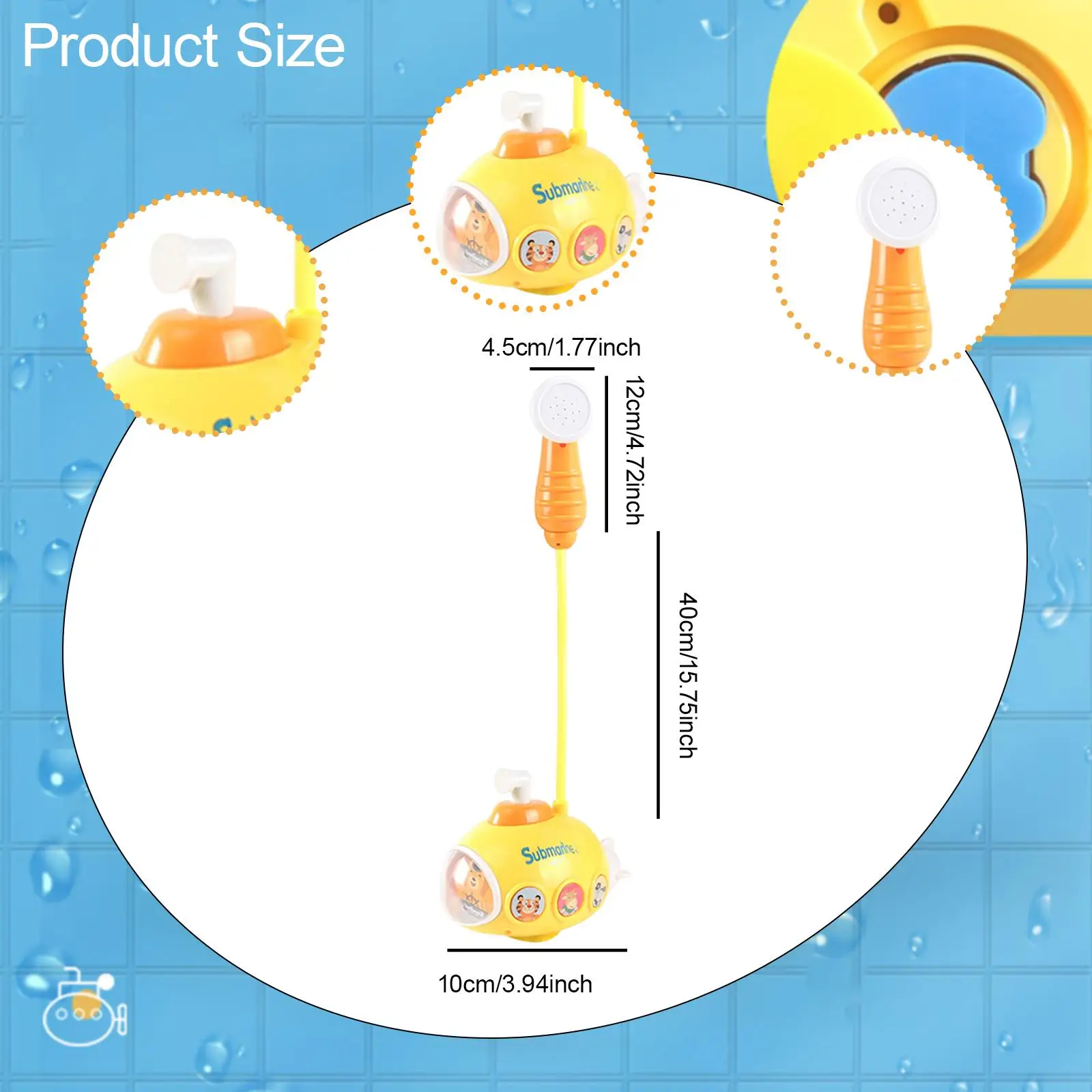 Zabawka do kąpieli dla niemowląt, akcesoria do wanienki, przenośny prezent urodzinowy, interaktywny spryskiwacz do wody do kąpieli, do ogrodu, na trawnik, dla noworodków i dzieci.