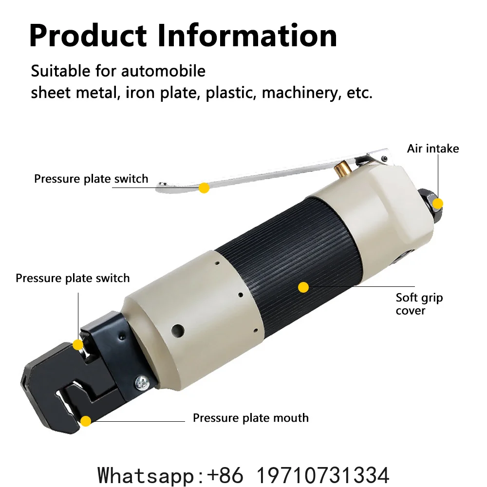 Pneumatic Sheet Metal Puncher Tool Straight Metal Folding Machine 5mm Hole Rivet Punching Press Sheet Metal Repair Crimping Tool