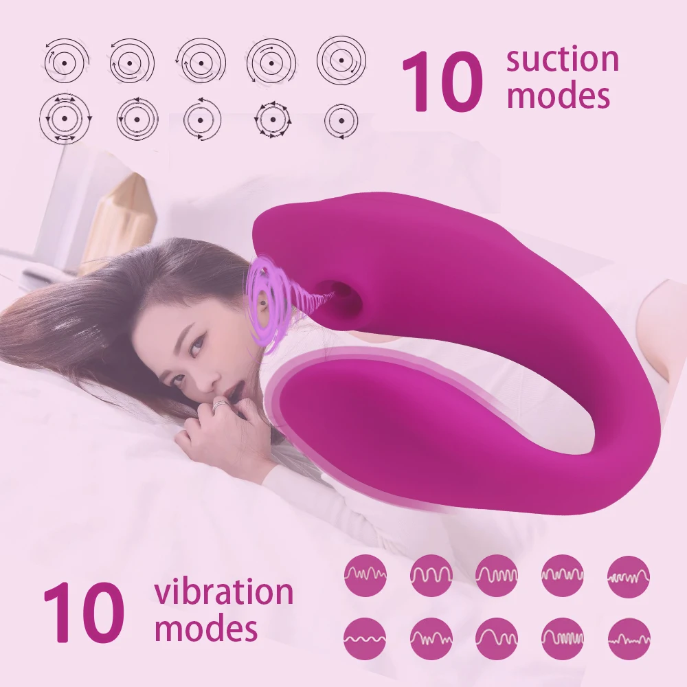 10 Modes Wearable Vagina Sucking Vibrator G Spot Clit Sucker Nipple Clitoris Stimulator Remote Control Oral Sex Toy For Women