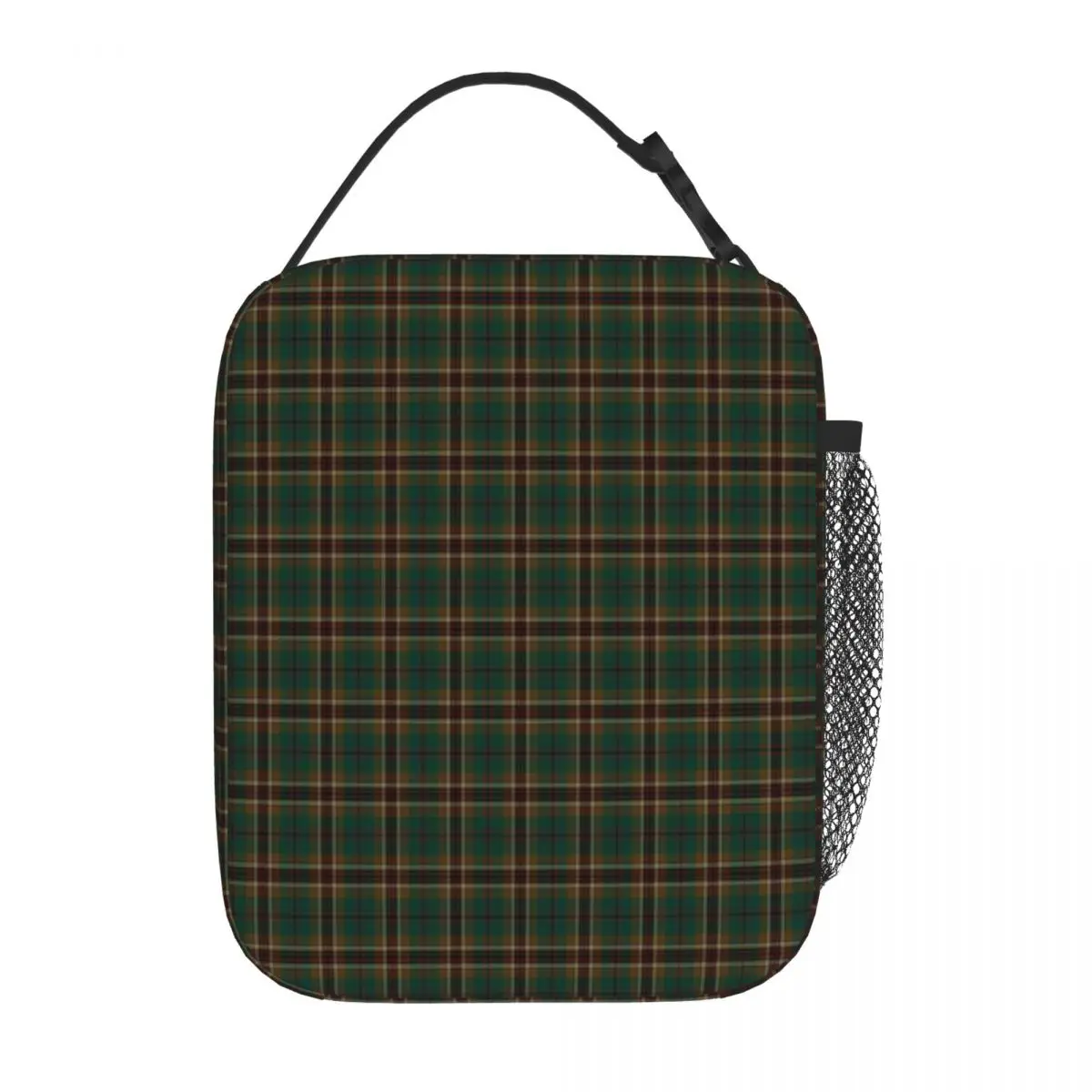 Hot Sale Murphy Tartan Classic Irish Plaid Portable Design Lightweight Lunch Bag Countryside Trip Food Tote Bag