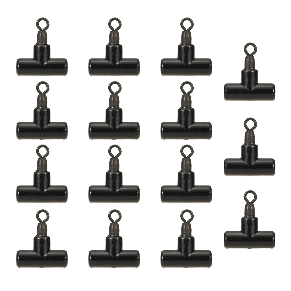 Fishing​ Swivels Rolling Swivels Rigs Zip Sliders 15*17mm Accessories Alloy Copper Black Line Slide Replace 10/15pcs