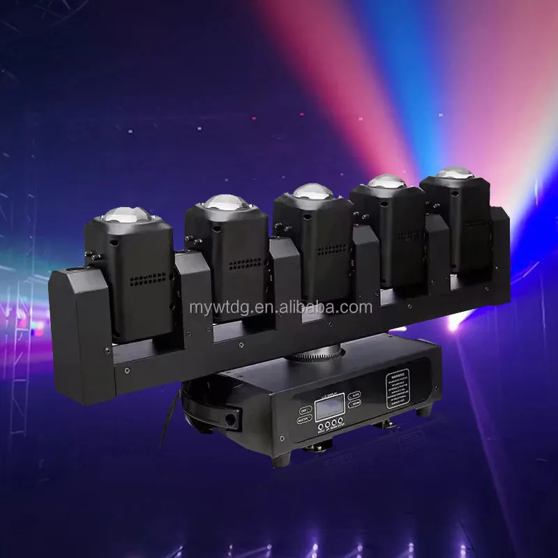 

Five-Finger Shaking Head LED Stage Lighting Equipment Sword Beam Rotating Spotlight Atmosphere Light Bar DMX512 Control Mode