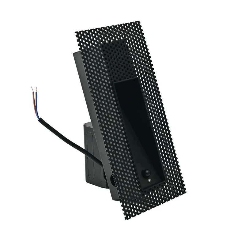 Borderless 3W Embedded LED Corner Light Indoor Staircase Human Body Sensing Wall Lamp Villa Staircase Corridor LED Step Lights