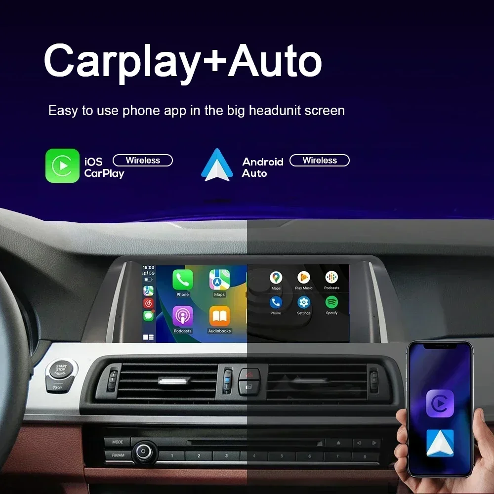 Автомобильный радиоприемник CarPlay, Android 14, GPS-навигация, автомобильное радио, 4 Гб, Wi-Fi, Bluetooth, мультимедийный плеер для Toyota Verso R20 720-2009