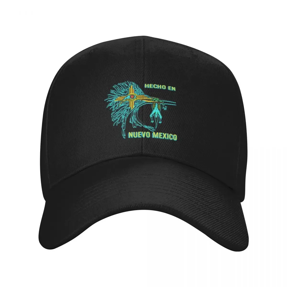 Hecho en Nuevo Mexico- turquoise Baseball Cap Sunhat Anime Hat Snapback Cap Men's Caps Women's