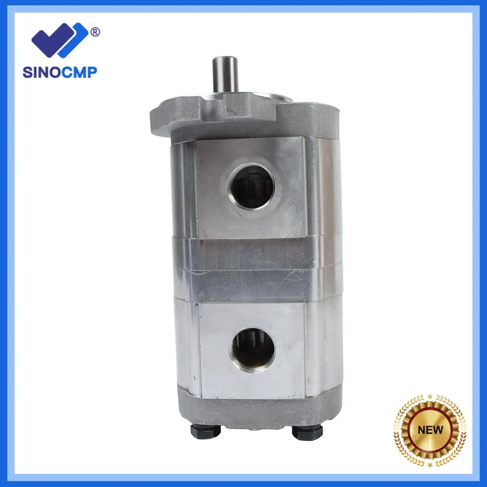 HGP-33A-F6 6R HGP-33A-F6-6R Hydraulic Tandem Double Gear Pump Shaft Extension Diameter 15.87mm Replacement Excavator