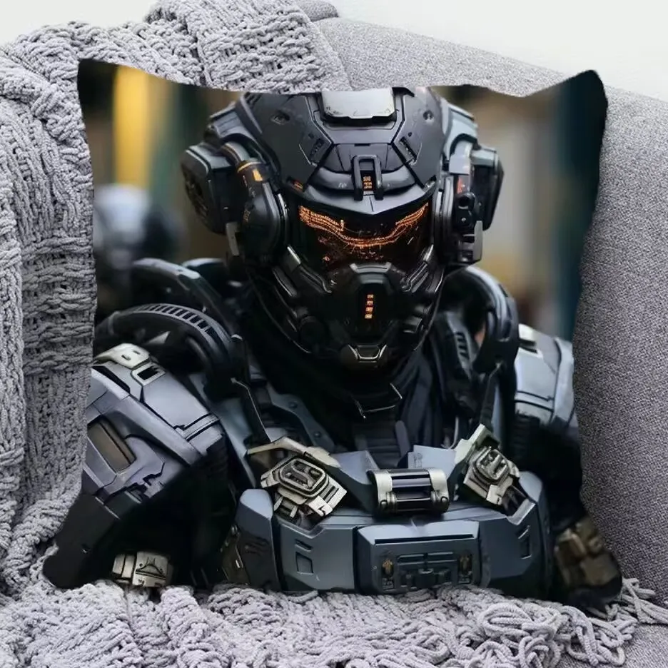 وسادة رمي Call of Duty"، وسادة محيطية على شكل رسوم متحركة أنيمي، سرير إبداعي مخصص على الوجهين للنوم Ghost Koning Keegan Krueger