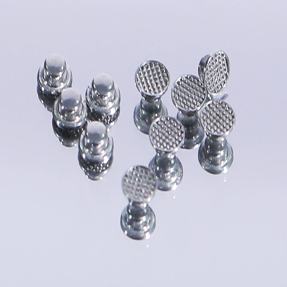 Orthodontics Lingual Buttons Metal Clear Ceramic Composite Botones Linguales De Ortodoncia Dental 10PCS/Bag