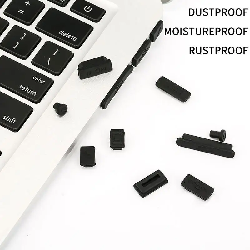1 Set Universal Notebook Anti Staub Stecker 13PCS Laptop Staubdicht Stopper Staub Stecker USB Computer Interface Wasserdichte Abdeckung