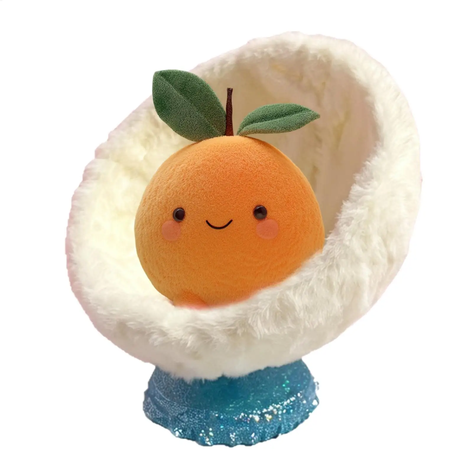 Plush Doll Car Seat Toy Chair Dashboard Ornament Rotatable Plush Doll Seat For SUV RV Trailer Tractor Automobile Vehicle Home