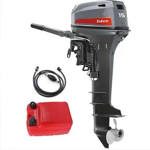 Enduro short and long Shaft Outboard Motor Boat Engine Hot Selling 15hp 2 Stroke Manual Tiller/remote Control CDI