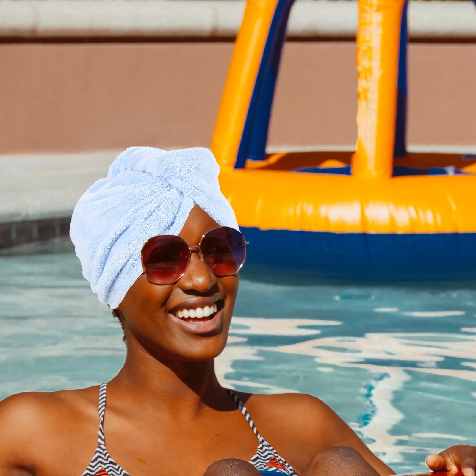 3 قطعة مناشف الشعر المرنة التجفيف السريع التفاف قبعة المحمولة لجميع أنواع الشعر منشفة تجفيف الشعر منشفة استحمام عرض الإمدادات #4